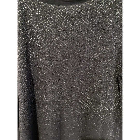 Chico's Shimmering Dark Gray sweater - Picture 3 of 5
